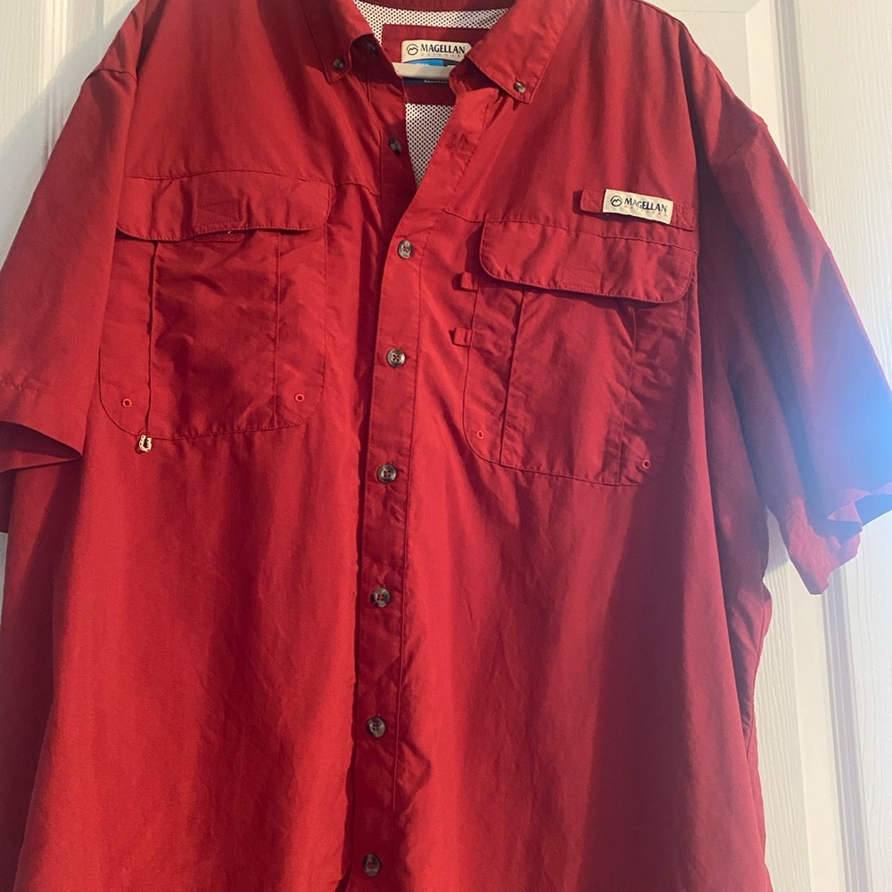 2xl Magellan fishing shirt. Red color. Great shape.